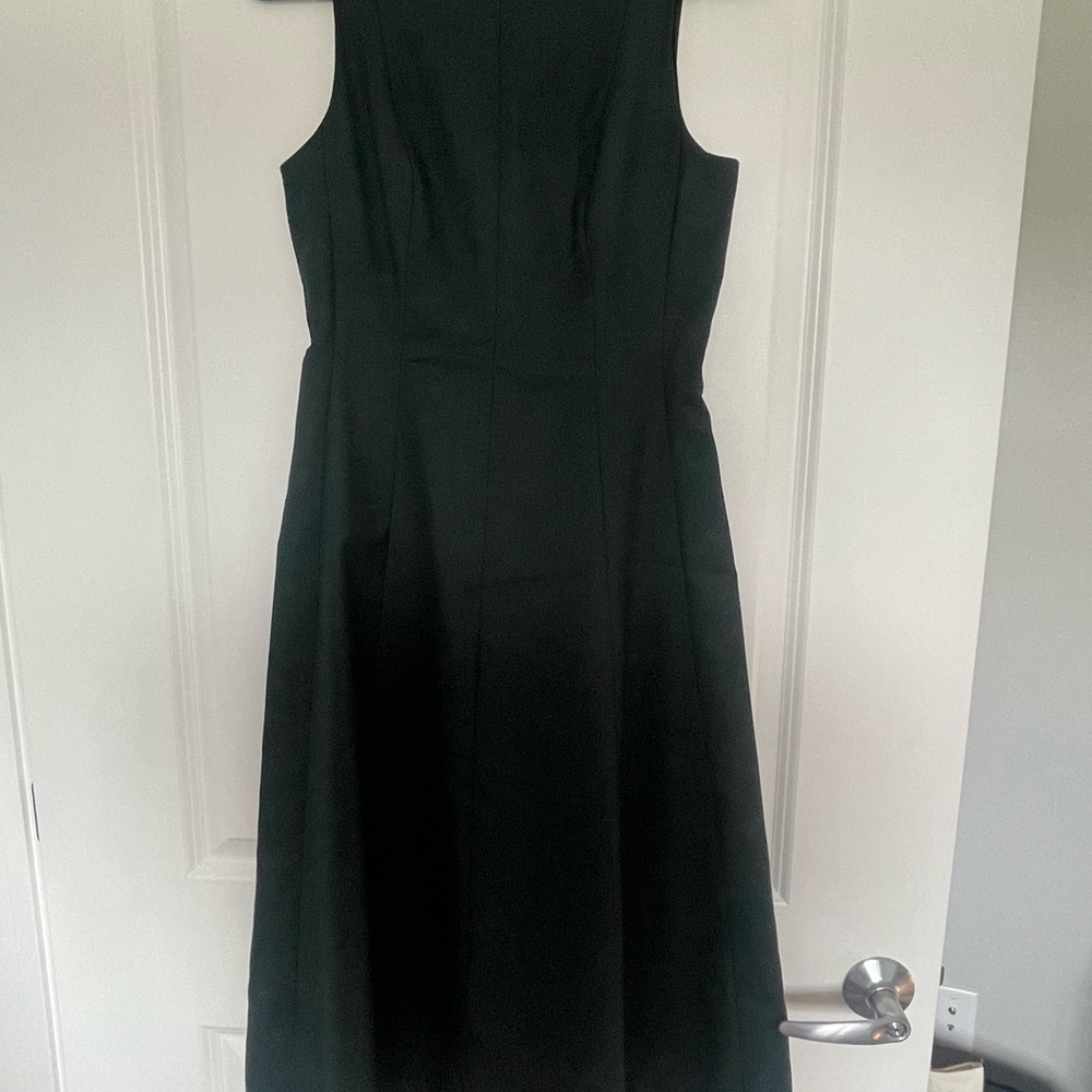 Club Monaco Black Halter Sheath Midi Dress